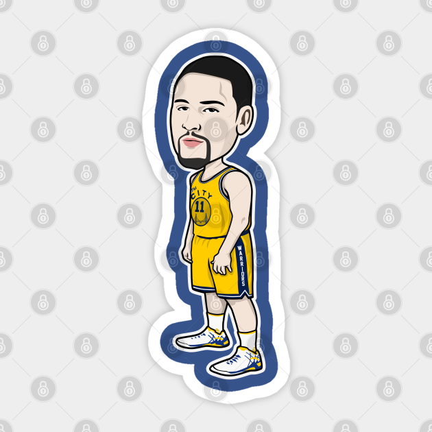 Klay Thompson Cartoon Style - Klay Thompson - Sticker | TeePublic